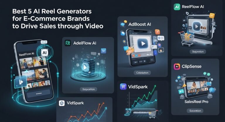 Best 5 AI Reel Generators for E-Commerce Brands to Drive Sales through Video