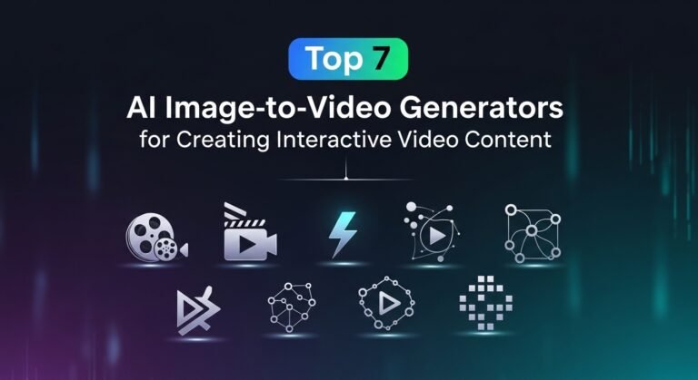 Top 7 AI Image-to-Video Generators for Creating Interactive Video Content